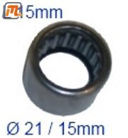 gearbox-manual crank spigot bearing  (pilot bearing)  V6 2,8-2,8i  (21,0 x 15,0 mm, 5-speed, gearbox type 9)