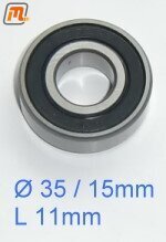gearbox-manual crank spigot bearing  (pilot bearing)  V4 1,7-2,0l  (35,0 x 15,0 mm, english 