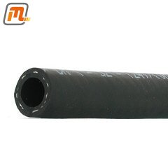 rubber hose universal  inner-Ø  5,0mm / outer-Ø 10,0mm black  (oil- & fuel resistant, profile, per meter)